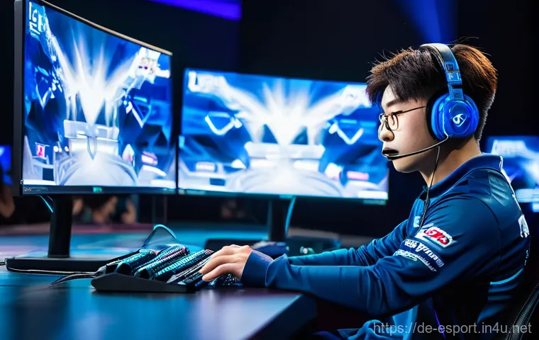 LCK 스프링 시즌 통계 - **Prompt: "A high-stakes LCK (League of Legends Champions Korea) team's war room during a pivotal Fe...