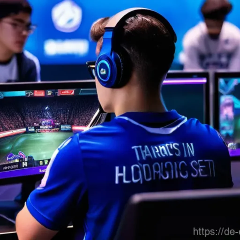 LOL e스포츠 전적 통계 - **Prompt:** A dynamic and intense scene set in a professional League of Legends e-sports arena. Focu...