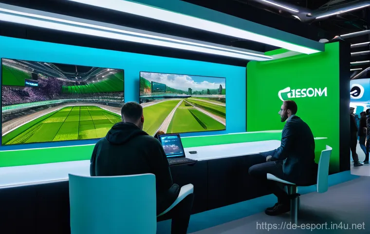 LOL e스포츠와 환경 이슈 - Here are three detailed image prompts in English, designed for image generation, adhering to all spe...